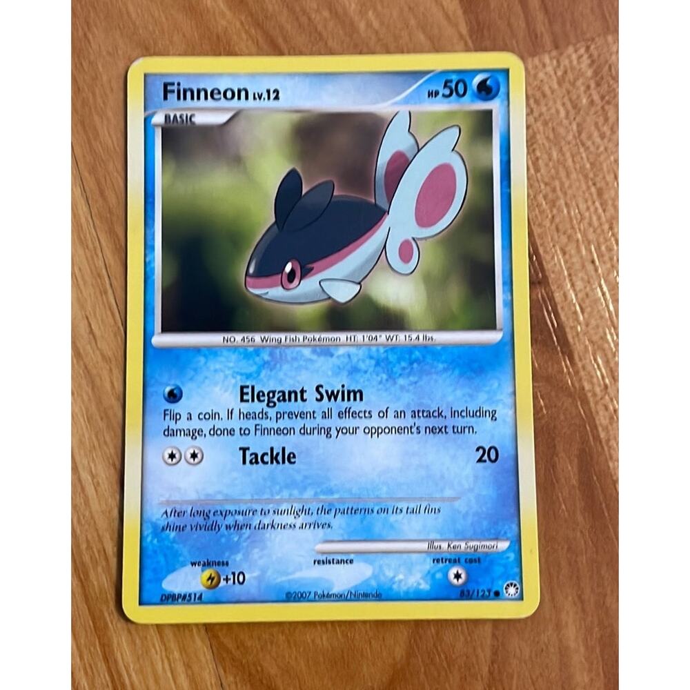 Finneon Pokemon Card‎